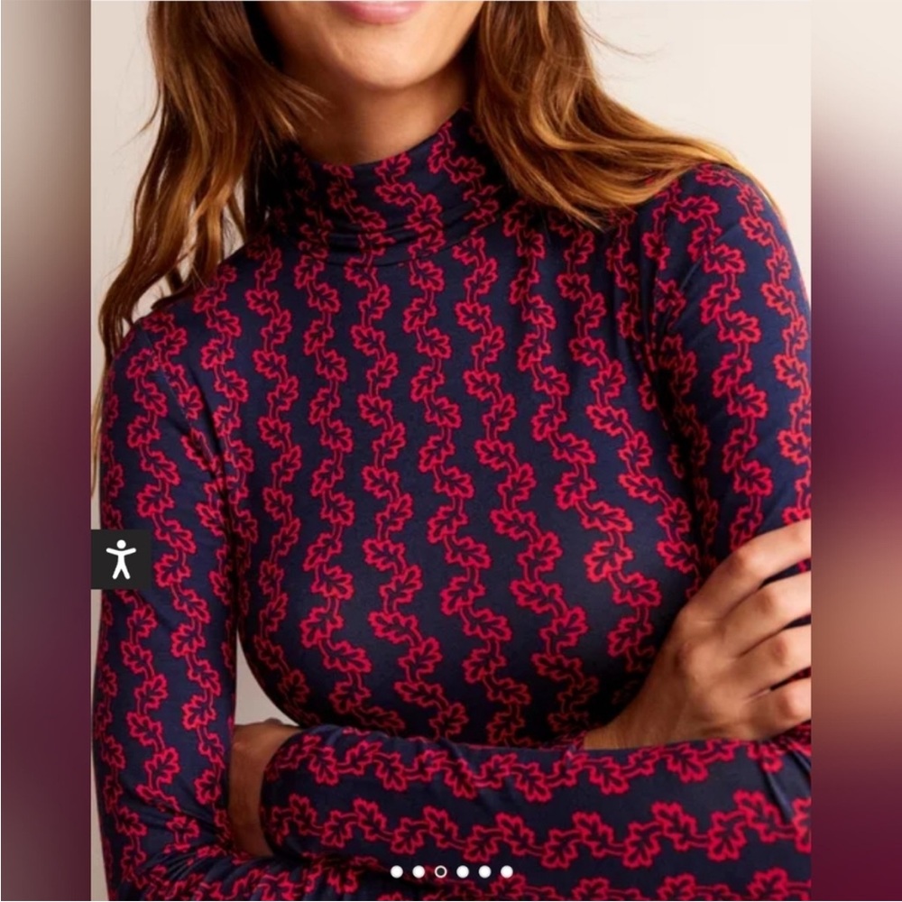Boden Polly Jersey Top Size 20-22